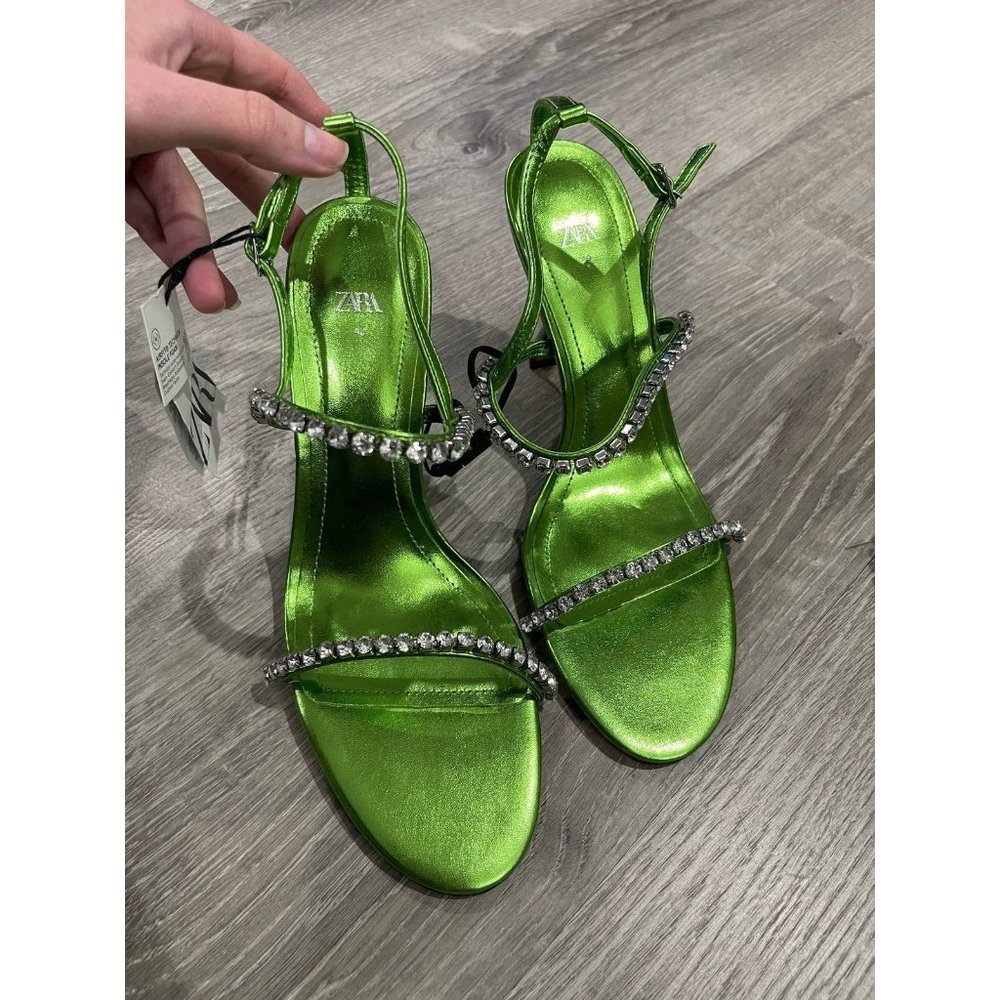 NWT Zara Sandal Heels Size 9
